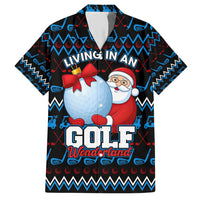 Santa Clause Golf Wonderland Christmas Hawaiian Shirt Xmas Holiday Patterns - Wonder Print Shop