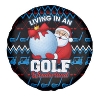 Santa Clause Golf Wonderland Christmas Spare Tire Cover Xmas Holiday Patterns - Wonder Print Shop
