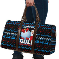 Santa Clause Golf Wonderland Christmas Travel Bag Xmas Holiday Patterns - Wonder Print Shop