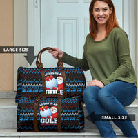 Santa Clause Golf Wonderland Christmas Travel Bag Xmas Holiday Patterns - Wonder Print Shop