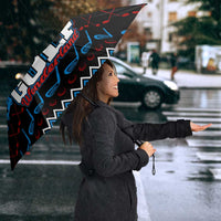 Santa Clause Golf Wonderland Christmas Umbrella Xmas Holiday Patterns - Wonder Print Shop