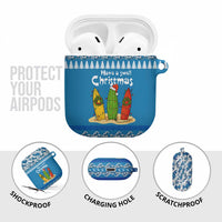 Santa Fist Christmas AirPods Case Xmas Holiday Patterns - Wonder Print Shop