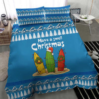 Santa Fist Christmas Bedding Set Xmas Holiday Patterns - Wonder Print Shop