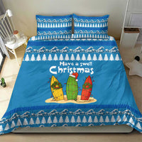 Santa Fist Christmas Bedding Set Xmas Holiday Patterns - Wonder Print Shop