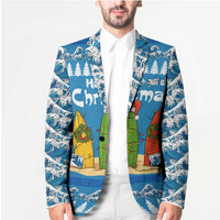 Santa Fist Christmas Blazer Xmas Holiday Patterns - Wonder Print Shop