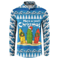 Santa Fist Christmas Button Sweatshirt Xmas Holiday Patterns - Wonder Print Shop