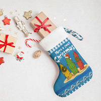 Santa Fist Christmas Stocking Xmas Holiday Patterns - Wonder Print Shop