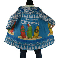 Santa Fist Christmas Cloak Xmas Holiday Patterns - Wonder Print Shop