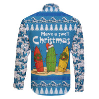 Santa Fist Christmas Family Matching Long Sleeve Bodycon Dress and Hawaiian Shirt Xmas Holiday Patterns - Wonder Print Shop