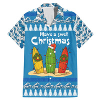 Santa Fist Christmas Family Matching Mermaid Dress and Hawaiian Shirt Xmas Holiday Patterns - Wonder Print Shop