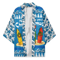 Santa Fist Christmas Kimono Xmas Holiday Patterns - Wonder Print Shop