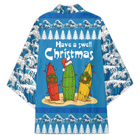 Santa Fist Christmas Kimono Xmas Holiday Patterns - Wonder Print Shop