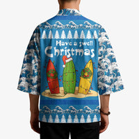 Santa Fist Christmas Kimono Xmas Holiday Patterns - Wonder Print Shop