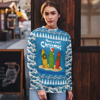Santa Fist Christmas Ugly Christmas Sweater Xmas Holiday Patterns - Wonder Print Shop
