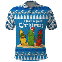 Santa Fist Christmas Polo Shirt Xmas Holiday Patterns - Wonder Print Shop