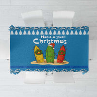 Santa Fist Christmas Tablecloth Xmas Holiday Patterns - Wonder Print Shop