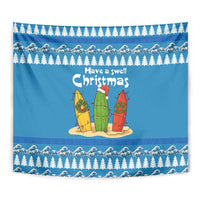 Santa Fist Christmas Tapestry Xmas Holiday Patterns - Wonder Print Shop