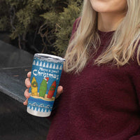 Santa Fist Christmas Tumbler Cup Xmas Holiday Patterns - Wonder Print Shop