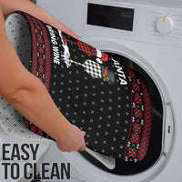 Santa Just Bring Wine Christmas Bathroom Set Xmas Holiday Patterns - Wonder Print Shop