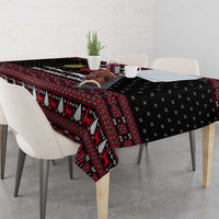 Santa Just Bring Wine Christmas Tablecloth Xmas Holiday Patterns - Wonder Print Shop