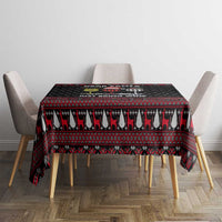 Santa Just Bring Wine Christmas Tablecloth Xmas Holiday Patterns - Wonder Print Shop