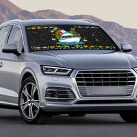 Santa On A Boat Christmas Auto Sun Shade Xmas Holiday Patterns - Wonder Print Shop