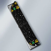 Santa On A Boat Christmas Auto Sun Shade Xmas Holiday Patterns - Wonder Print Shop