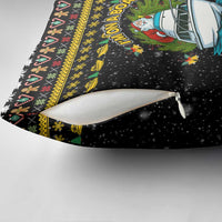 Santa On A Boat Christmas Pillow Cover Xmas Holiday Patterns - Wonder Print Shop