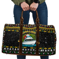 Santa On A Boat Christmas Travel Bag Xmas Holiday Patterns - Wonder Print Shop