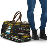 Santa On A Boat Christmas Travel Bag Xmas Holiday Patterns - Wonder Print Shop