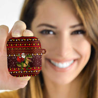 Santassic Park Santa Claus Christmas AirPods Case Xmas Holiday Patterns - Wonder Print Shop