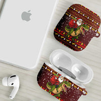 Santassic Park Santa Claus Christmas AirPods Case Xmas Holiday Patterns - Wonder Print Shop