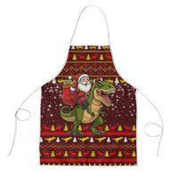 Santassic Park Santa Claus Christmas Apron Xmas Holiday Patterns - Wonder Print Shop