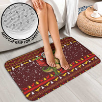 Santassic Park Santa Claus Christmas Bathroom Set Xmas Holiday Patterns - Wonder Print Shop