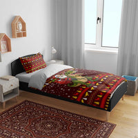 Santassic Park Santa Claus Christmas Bedding Set Xmas Holiday Patterns - Wonder Print Shop