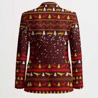 Santassic Park Santa Claus Christmas Blazer Xmas Holiday Patterns - Wonder Print Shop
