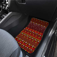 Santassic Park Santa Claus Christmas Car Mats Xmas Holiday Patterns - Wonder Print Shop