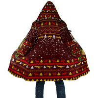 Santassic Park Santa Claus Christmas Cloak Xmas Holiday Patterns - Wonder Print Shop