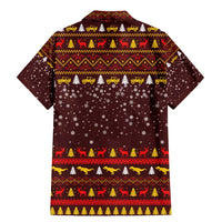 Santassic Park Santa Claus Christmas Family Matching Mermaid Dress and Hawaiian Shirt Xmas Holiday Patterns - Wonder Print Shop