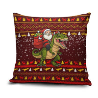 Santassic Park Santa Claus Christmas Pillow Cover Xmas Holiday Patterns - Wonder Print Shop