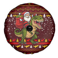 Santassic Park Santa Claus Christmas Spare Tire Cover Xmas Holiday Patterns - Wonder Print Shop