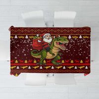 Santassic Park Santa Claus Christmas Tablecloth Xmas Holiday Patterns - Wonder Print Shop