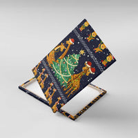Love Giraffe Christmas Canvas Wall Art Xmas Holiday Patterns - Wonder Print Shop