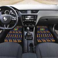 Love Giraffe Christmas Car Mats Xmas Holiday Patterns - Wonder Print Shop