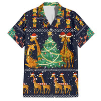Love Giraffe Christmas Family Matching Tank Maxi Dress and Hawaiian Shirt Xmas Holiday Patterns - Wonder Print Shop