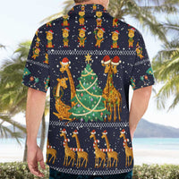 Love Giraffe Christmas Hawaiian Shirt Xmas Holiday Patterns - Wonder Print Shop