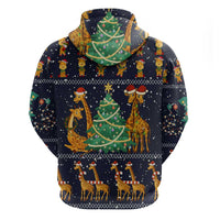 Love Giraffe Christmas Hoodie Xmas Holiday Patterns - Wonder Print Shop