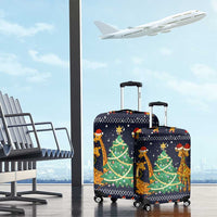 Love Giraffe Christmas Luggage Cover Xmas Holiday Patterns - Wonder Print Shop