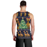 Love Giraffe Christmas Men Tank Top Xmas Holiday Patterns - Wonder Print Shop