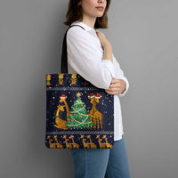 Love Giraffe Christmas Tote Bag Xmas Holiday Patterns - Wonder Print Shop